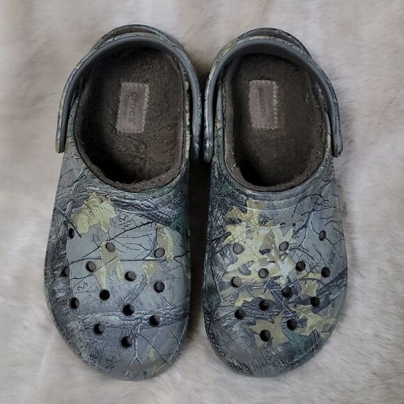 CROCS CLASSIC REALTREE EDGE LINED CLOG, MEN'S 5, WOMEN'S 7 - Picture 3 of 13